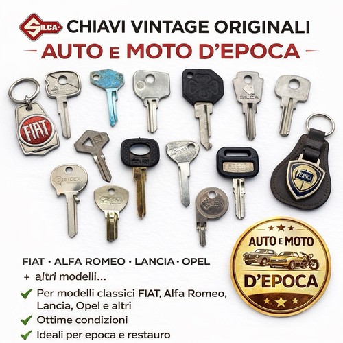 Chiave silca originale vintage - chiave,
