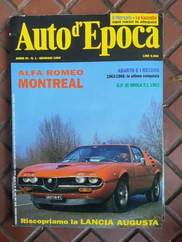 Alfa romeo montreal rivista - alfa,